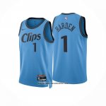 Camiseta Los Angeles Clippers James Harden #1 Ciudad 2024-25 Azul